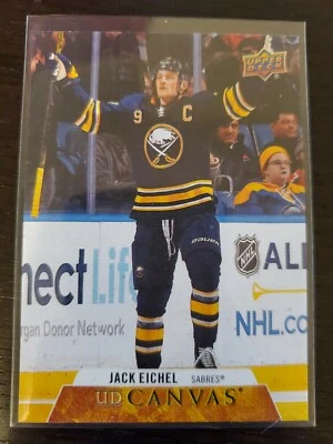 2020-21 UD Series 2 UD Canvas #C130 Jack Eichel - Buffalo Sabres - Image 1 of 2