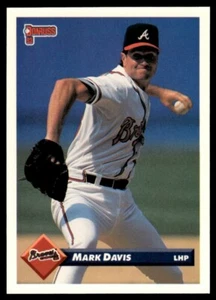1993 Donruss Mark Davis Atlanta Braves #52 - Picture 1 of 2
