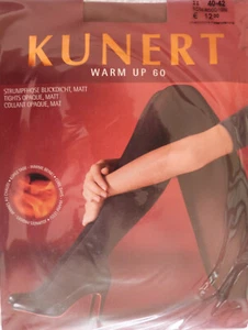 Kunert Medium Size Warm Up 60 Denier Matt Opaque Tights in Rosewood - Picture 1 of 2