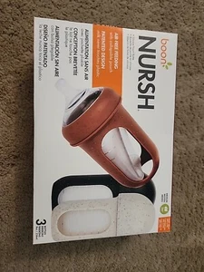 Nursh, Silicone Pouch Bottle, Medium, 3 Months +, 3 Bottles, 8 oz (236 ml) Each - Picture 1 of 5