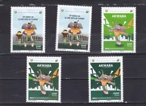 Ivory Coast mnh scarce set football soccer sports 2024 - Picture 1 of 1