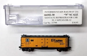 Intermountain 66102-30 Santa Fe ATSF SFRD 35799 "El Capitan " frigorifero MTL - Foto 1 di 3