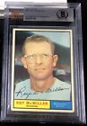 1961 Topps #465 Roy Mcmillan Rare Bas Beckett Signed Card Autographed Auto !