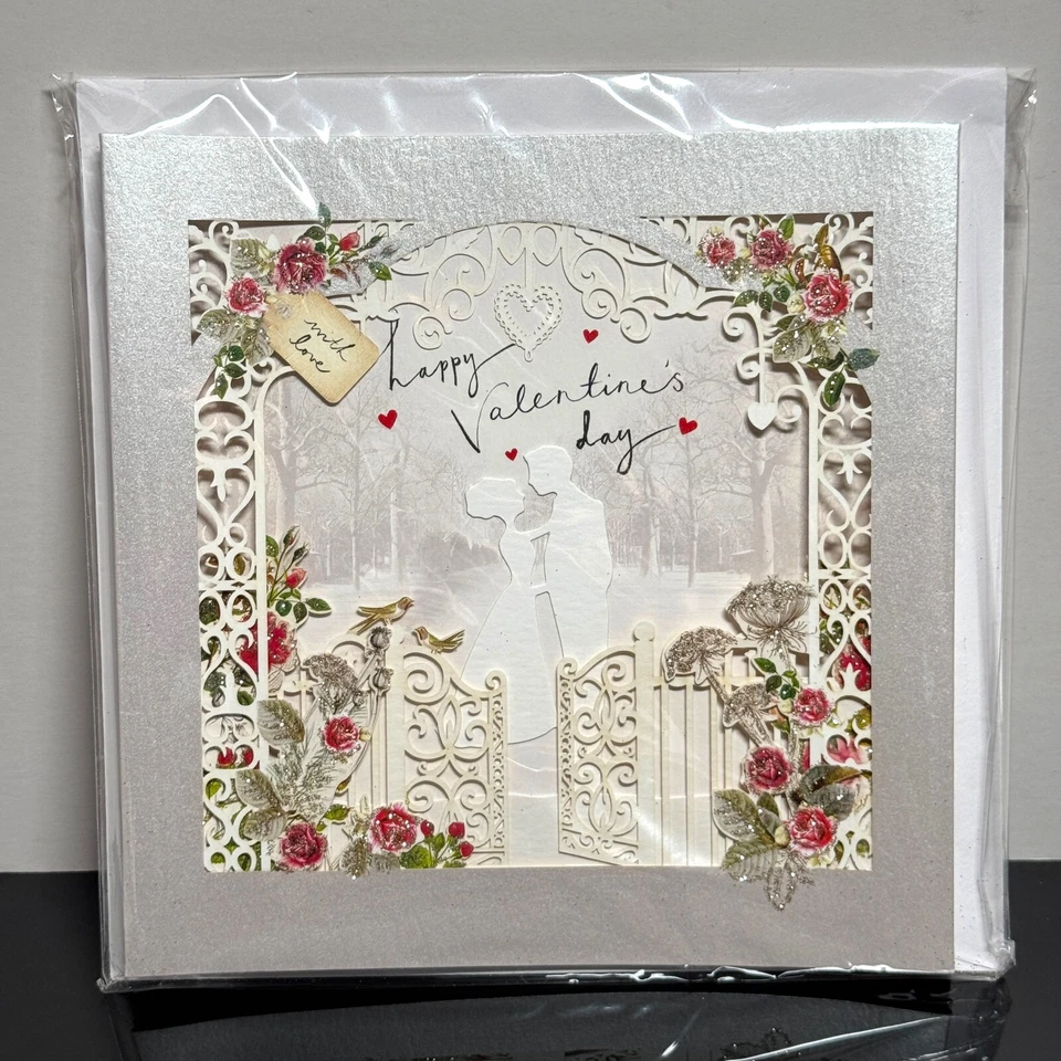 Papyrus HAPPY VALENTINE'S DAY Card FOR THE ONE I LOVE — Clintons of London +✉ - Image 1 of 4