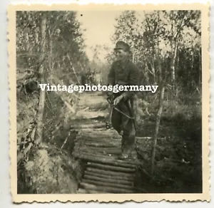 D7538 Foto Russland LW Feld-Division MG Soldat - Bild 1 von 2