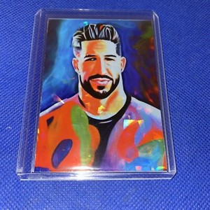 Brandan Schaub "Comedian" Custom UFC ACEO MMA Refractor Rookie Holo Prizm Card