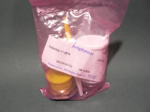 AMPHENOL TVS07RB-17-06PN MARINE ALUMINUM BRONZE JAM NUT RECEPTACLE WITH CONTACTS - Picture 1 of 4