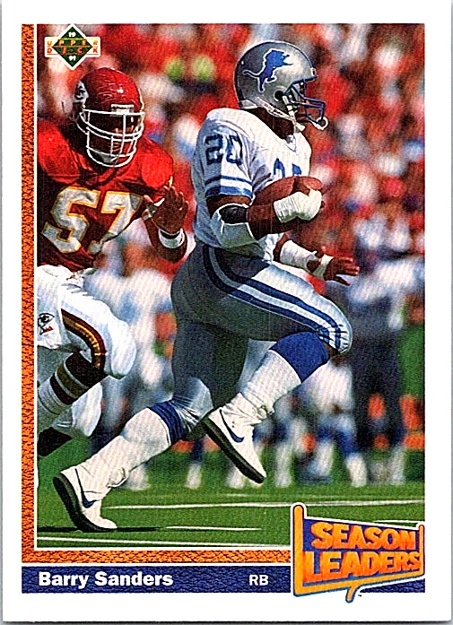 1991 Upper Deck Football  - Pick / Choose Your Cards #401-687 - Image 1 of 1