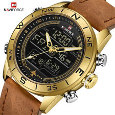NAVIFORCE Sport Watches Men Top Brand Luxury Business Male Leather Wristwatch
