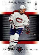 2005-06 UD Ultimate Collection #170 Andrei Kostitsyn