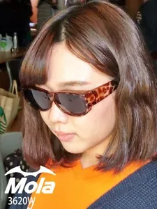 MOLA Sunglasses over glasses fit over sunglasses polarized women tortoiseshell - Picture 1 of 8