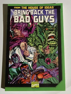 MARVEL COMICS - BRING BACK THE BAD GUYS Softcover TPB Galactus Kang Magneto - Picture 1 of 2