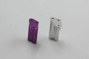 GTB 1/10 RC Car HPI RS4 EVO 3 CNC Machining Metal Stopper (Silver or purple) - Picture 1 of 7