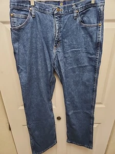 Wrangler Corte Vaquero 47MWZ 36x30 Nuevo con Etiquetas Corte Vaquero Azul Denim Clásico Estilo Occidental - Imagen 1 de 9