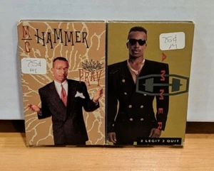 Lot 2 M C Hammer Cassette Singles: Pray, 2 Legit 2 Quit ~ VERY GOOD! - Picture 1 of 2