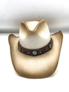 Dallas Hats Cowboy Hat Size Large (With Cool Hat Band ) - Picture 1 of 9