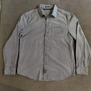 Camicia Sean Jean sartoriale vestibilità bottoni manica lunga uomo XXL nero/bianco - Foto 1 di 6