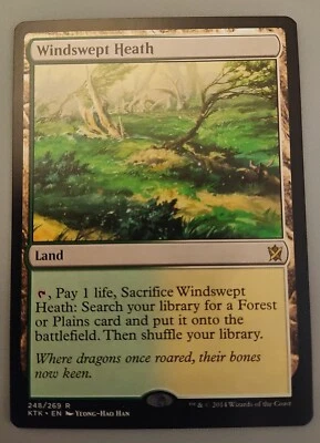 Windswept Heath Khans of Tarkir Nm Land Rare MAGIC CARD Fresh Out The Pack! - Image 1 of 2