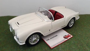 LANCIA AURELIA B24 SPIDER 1955 crème intérieur rouge cabriolet open 1/18 BURAGO - Foto 1 di 8