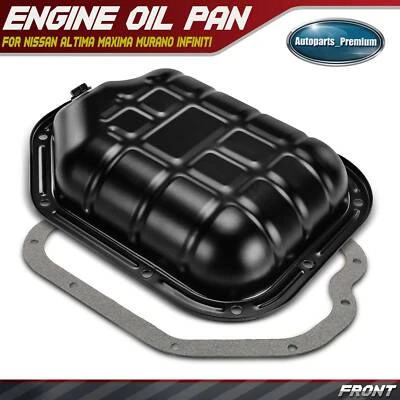 Cacerola de aceite de motor con junta para Nissan Altima 02-06 Máxima Murano Infiniti I30 I35 Foto 1 de 4