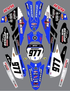 Graphics for 2018-2022 Yamaha YZ 450F YZ450F Decals cross Custom - Picture 1 of 1