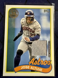 2024 Topps Series 1 Jose Altuve Game Used Patch #89BR-JA Houston Astros - Picture 1 of 2