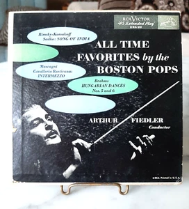 Arthur Fiedler/Boston Pops ~ All Time Favorites 45 EP RCA Victor Records #ERA-20 - Picture 1 of 4