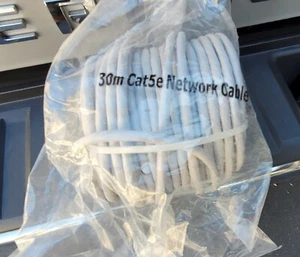 98 FT CAT5e Ethernet Patch Cable RJ-45 Internet Cord(30M) - Bild 1 von 3