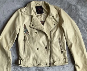 New York Yoki Coat / Jacket Embroidered Owl Women’s Size Medium - Picture 1 of 12