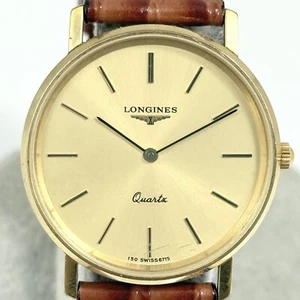 LONGINES L7.672.2 LES GRANDES CLASSIQUES 33mm MEN'S VINTAGE WATCH QUARTZ F871 - Picture 1 of 11
