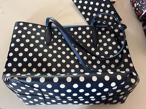 Bolso de Mano Kate Spade Lunares con Bolsa a Juego Nunca Usado 18" A través de 13" de Alto - Imagen 1 de 3