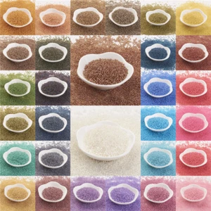 900pc/10g Japanese Glass Spacer Beads Tiny Loose Beads 11/0 Inside Color 2x1.5mm - Picture 1 of 94