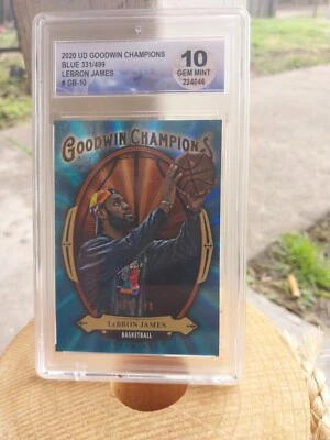 Lebron James ud 2020 Goodwin Champions Blue 331/499 - Image 1 of 2