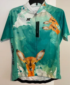 Cycling Bike Shirt Mysenlan Women's Size L Short Sleeve Breathable Jersey Deer - Picture 1 of 19