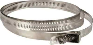 Worm Gear Clamp: SAE 248, 1-3/4 to 16″ Dia, Stainless Steel Band, QTY 6 - Picture 1 of 1