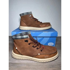 Hey Dude Bradley Clásico Cagnac Marrón Para Hombre Bota Sin Cordones Tenis Talla 10 EU 43 - Imagen 1 de 8