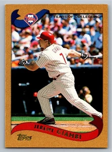 2002 Topps Gold Jeremy Giambi T77 /2002 - Picture 1 of 2