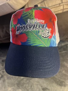 Cappello Hawaiano Floreale Strapback Blu Wahoos Hoosville Berretto Maglia Nuovo Spedizione Gratuita - Foto 1 di 8