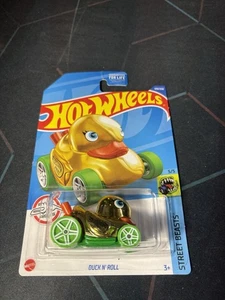 HOT WHEELS Street Beasts Gold TREASURE HUNT DUCK N' ROLL Rubber Ducky Ryu Asada - Bild 1 von 5