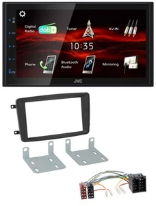 JVC USB Bluetooth MP3 DAB 2DIN Autoradio für Mercedes C W203 2000-2004 - Bild 1 von 8