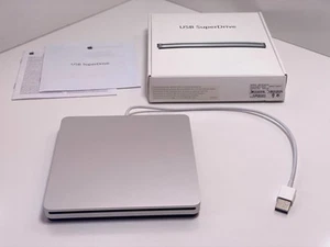 Apple USB SuperDrive DVD Re-Writer USB Alimenté Argent (MD564ZM/A) Modèle A1379 - Photo 1/5