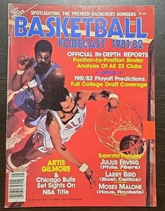 Basketball Forecast Magazine 1981/82 NBA Julius Erving Artis Gilmore - Bild 1 von 2