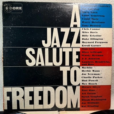 Various – A Jazz Salute To Freedom (Core C100) VG+ 2LP - Bop Cool Swing Jazz Foto 1 de 4