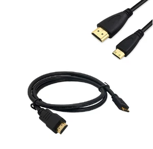 Mini HDMI to HDMI Cable Adapter Converter 4K UHD High Speed HD HDMI A to Mini C - Picture 1 of 15