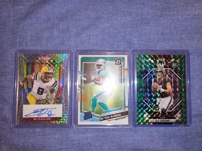 NFL 3 Card Bundle - 1 Auto 2 RC Base - Image 1 of 2