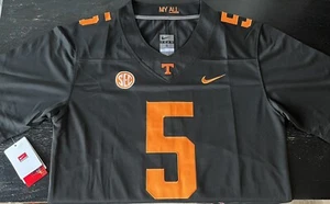 BLACKOUT Hendon Hooker Tennessee Volunteers Vols Stitched 5 Black All Sizes NWOT - Picture 1 of 4