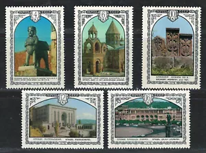 RUSSIA USSR CCCP 1978 VF MNH Stamps Set Scott # 4696-4700 Armenian Architecture - Picture 1 of 1