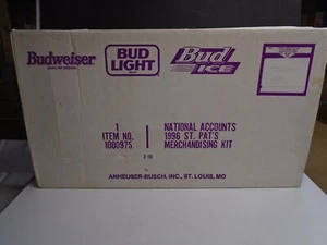 Vintage 1996 ANHEUSER-BUSCH "ST. PATRICKS DAY" MERCHANDISING KIT -NOS- RARE!! - Picture 1 of 24