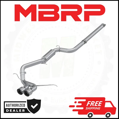 MBRP 3" Cat-Back Exhaust Dual Rear| Fits 2013-2018 Ford Focus ST 2.0L EcoBoost - Image 1 of 2