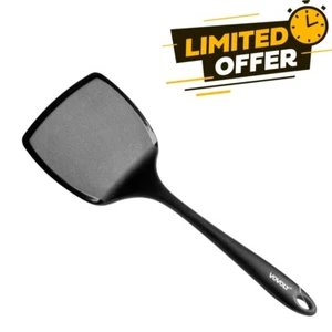 Silicone Pancake Spatula Turner with Lengthened Handle& Seamless Design, Heat... - Picture 1 of 8